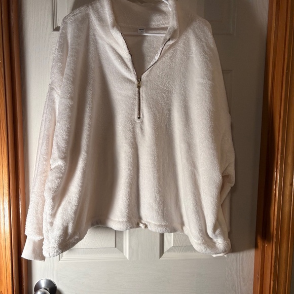 Old Navy 3/4 zip white size XXL - Picture 1 of 2